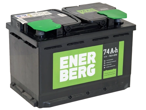 Аккумулятор ENERBERG 74 Ач, 760 А, 12 v, Прямая L+ (1), DIN L3, B13