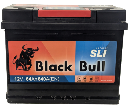 Фото BLACK BULL SLI 64 Ач, 640 А, 12v, Обратная R, L2