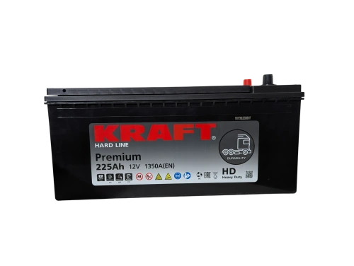 Аккумулятор KRAFT Premium 225 Ач, 1350 А, 12 v, Прямая R+ (4) rus, D6 (C) фото