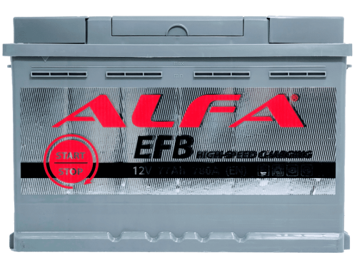 Фото Аккумулятор ALFA EFB 77 R+