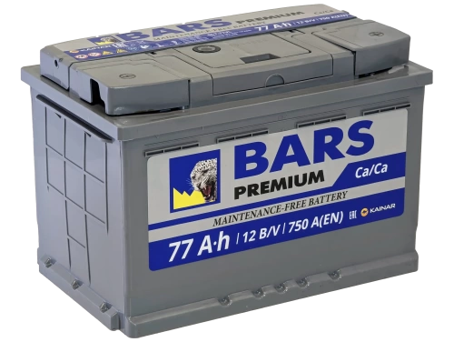 Аккумулятор BARS Premium 77 R+