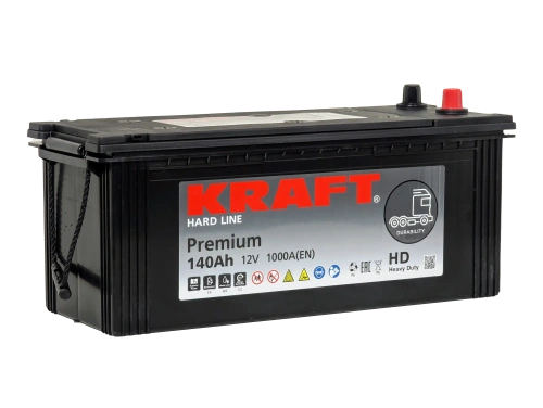 Аккумулятор KRAFT Premium 140 Ач фото