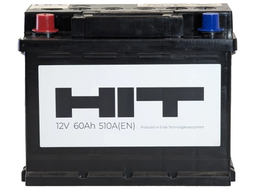 Фото Аккумулятор HIT 12v, 60Ah, 510A, L+(1), L2, B13