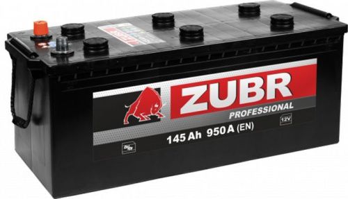 Аккумулятор ZUBR Professional 145 Ач, 950 А, 12 v, Обратная L+ (3) euro, D4 (A), B00 фото