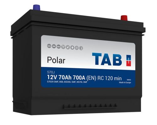 Аккумулятор TAB Polar S Asia 70 JR+
