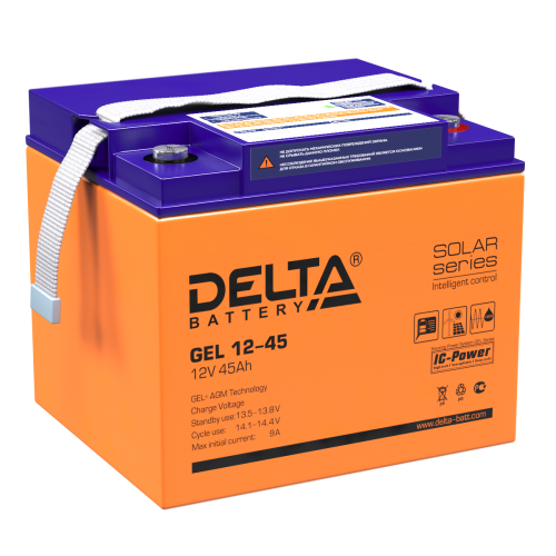 Аккумулятор DELTA GEL 12V-45