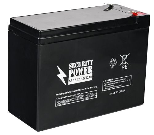 Аккумулятор Security Power 12V-12Ah Slim