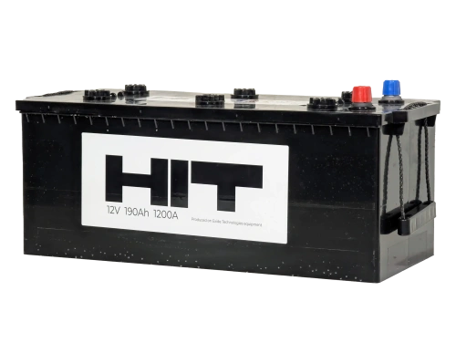 Аккумулятор HIT 190 Ач, 1200 А, 12 v, Обратная L+ (3) euro, D4 (A), B00 фото