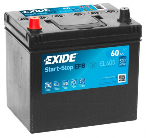 Аккумулятор Exide EFB 60 L+
