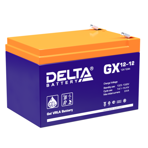 Аккумулятор Delta GX 12V-12