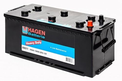 Аккумулятор HAGEN (190 A/H) 1000 A R+