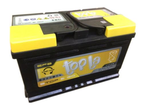 Аккумулятор TOPLA EFB STOP & GO 80 R+