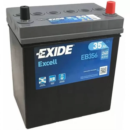 АККУМУЛЯТОР EXIDE EXCELL EB356 (35 A/H) 240 A R+