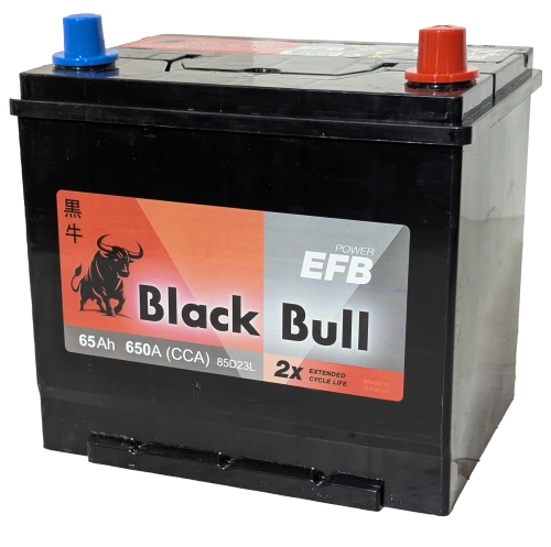Фото BLACK BULL Asia EFB 65 Ач, 650 А, 12v, Обратная R, D23