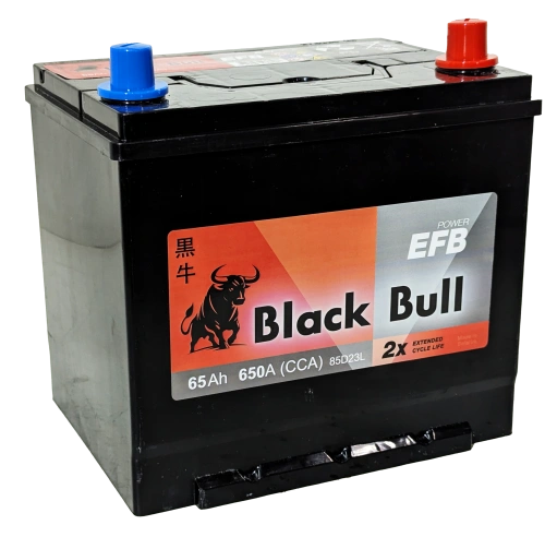 Фото BLACK BULL Asia EFB 65 Ач, 650 А, 12v, Обратная R, D23