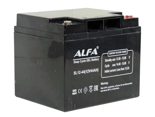 ALFA 12V-44Ah(C20) L (тяговая) M6 (197*166*170) фото