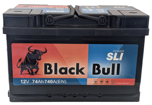 Фото BLACK BULL SLI 74  низк, Ач, 740 А, 12v, Обратная R, LB3