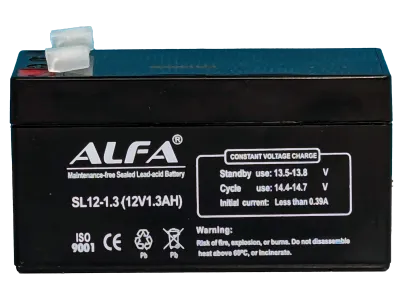 Аккумулятор ALFA UPS AGM 1.3 Ач, 12 v, Обратная R+ (0)