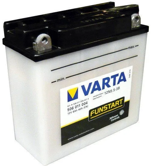 Аккумулятор VARTA PowerSports FreshPack 5.5 Ач, 55 А, 12 v, Обратная R+ (0)