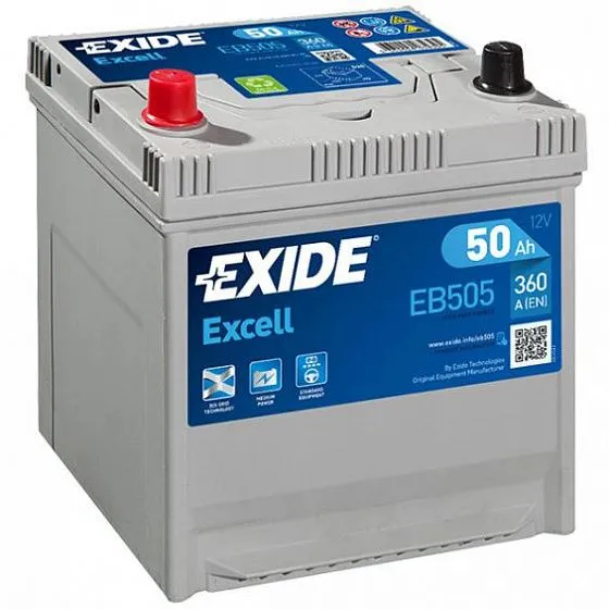 Аккумулятор EXIDE EXCELL EB505 50 L+