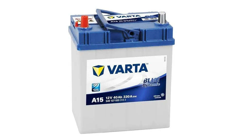 Аккумулятор VARTA Blue Dynamic 40 Ач, 330 А, 12 v, Прямая L+ (1), JIS B19, B00