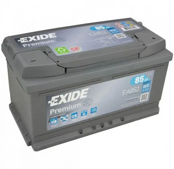 Аккумулятор EXIDE PREMIUM EA852 85 R+