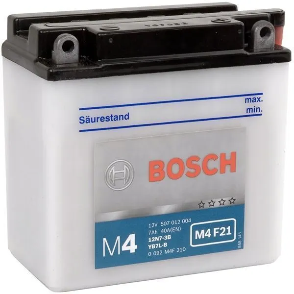 Аккумулятор BOSCH M4 7 Ач, 74 А, 12 v, Прямая L+ (1)