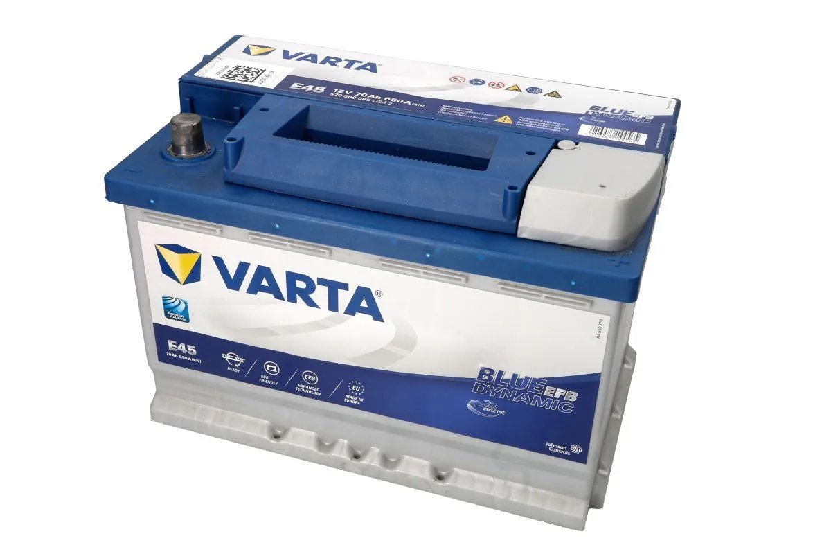 Аккумулятор VARTA Start-Stop EFB 70 Ач, 650 А, 12 v, Обратная R+ (0), DIN LB3, B13