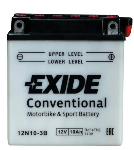 Аккумулятор EXIDE 12N10-3B 10 Ач, 110 А, 12 v, Обратная R+ (0)