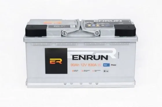 Аккумулятор ENRUN 90 Ач, 830 А, 12 v, Обратная R+ (0), DIN L5, B13