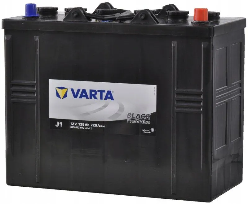 Аккумулятор VARTA ProMotive Black 125 Ач, 720 А, 12 v, Прямая R+ (4) rus, BCI31, B00