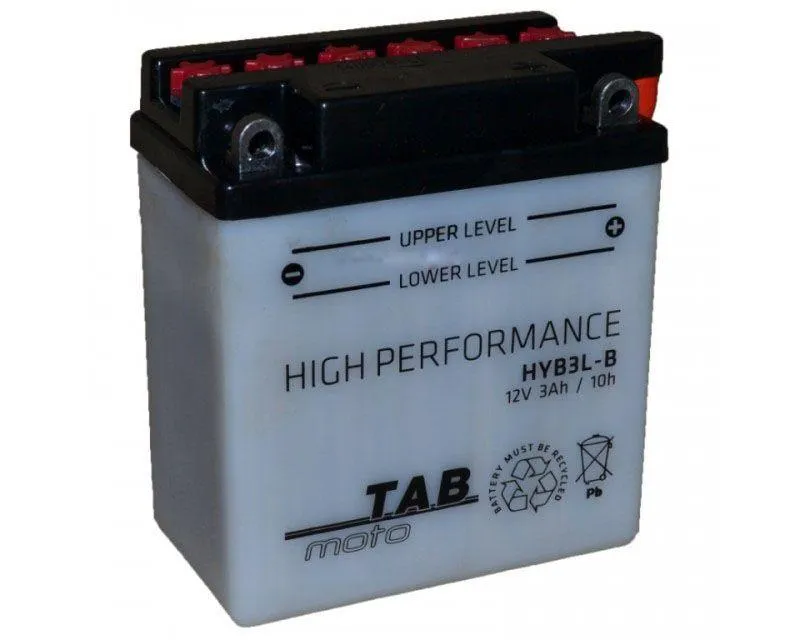 Аккумулятор TAB YB3L-B 3 Ач, 32 А, 12 v, Обратная R+ (0)