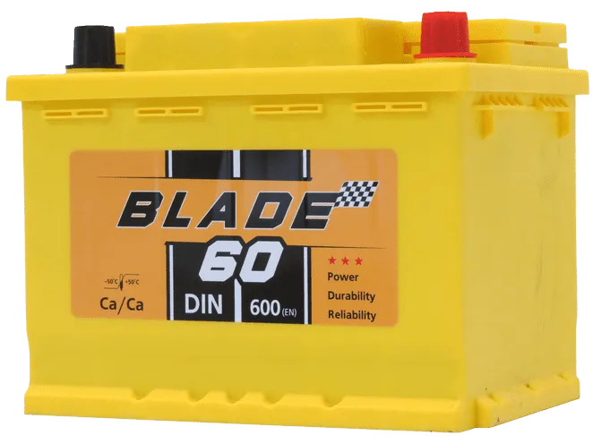 Аккумулятор BLADE 60 Ач, 600 А, 12 v, Обратная R+ (0), DIN L2, B13