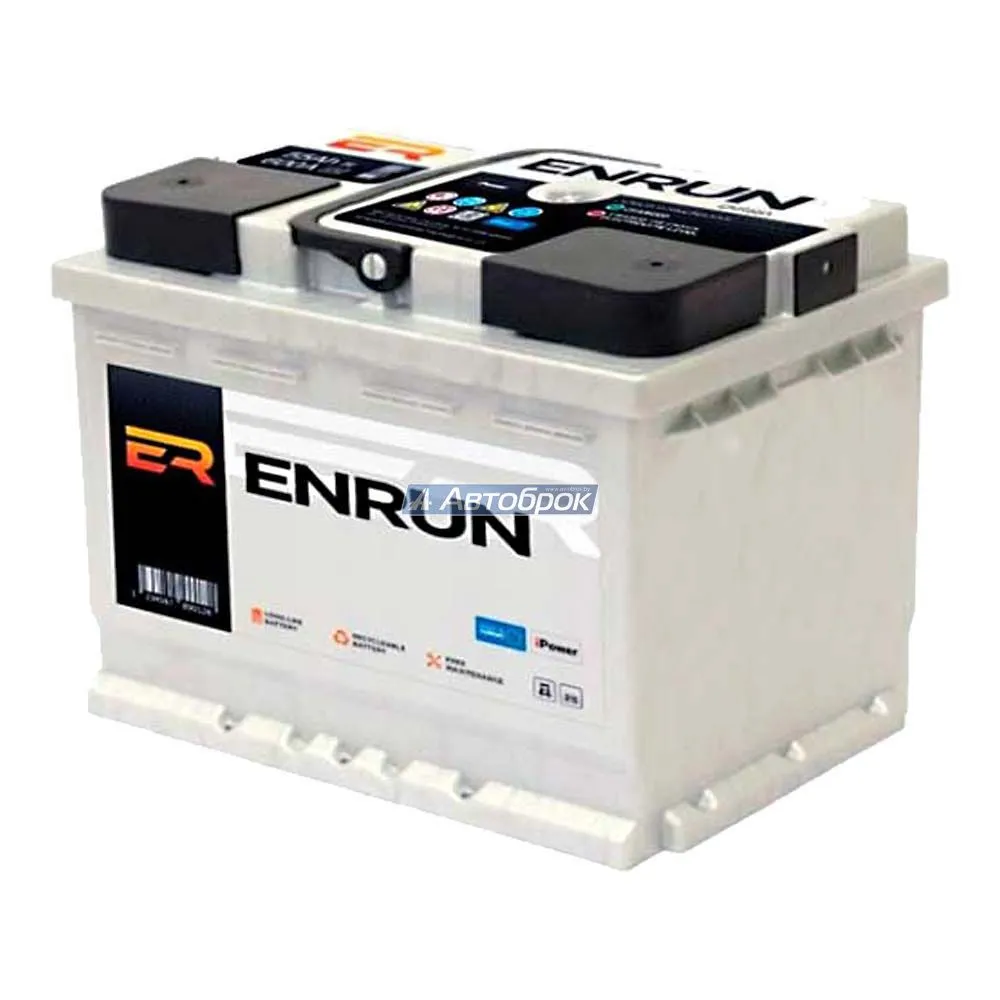 Аккумулятор ENRUN 45 Ач, 420 А, 12 v, Прямая L+ (1), DIN LB1, B13