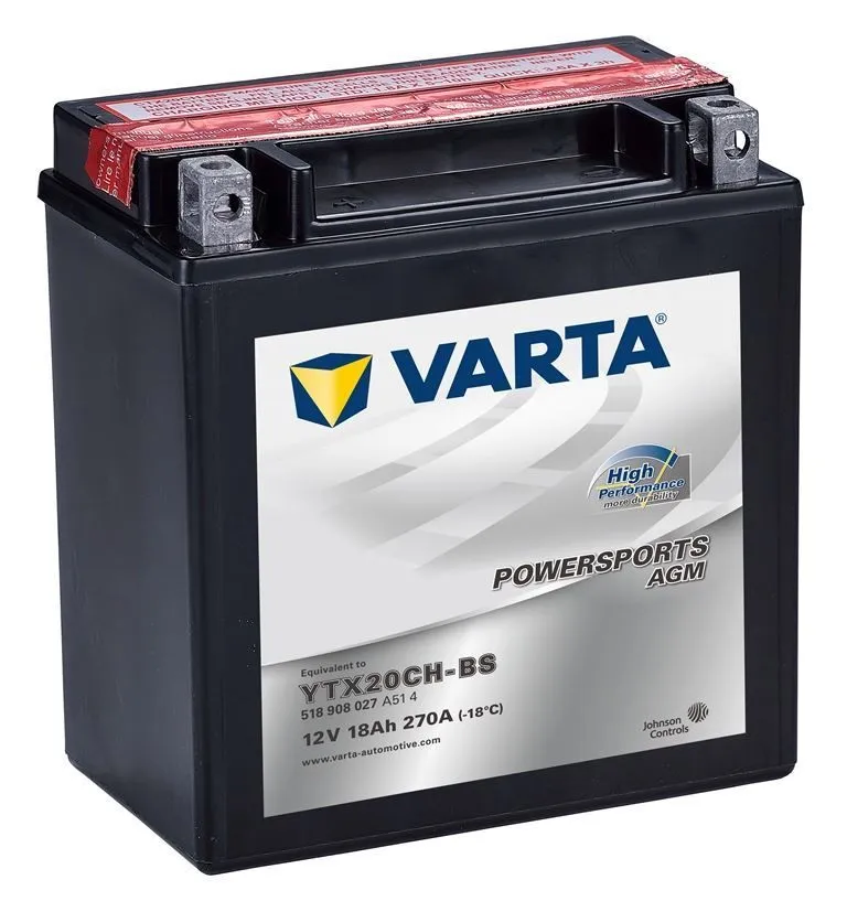 Аккумулятор VARTA PowerSports High AGM 18 Ач, 270 А, 12 v, Прямая L+ (1)