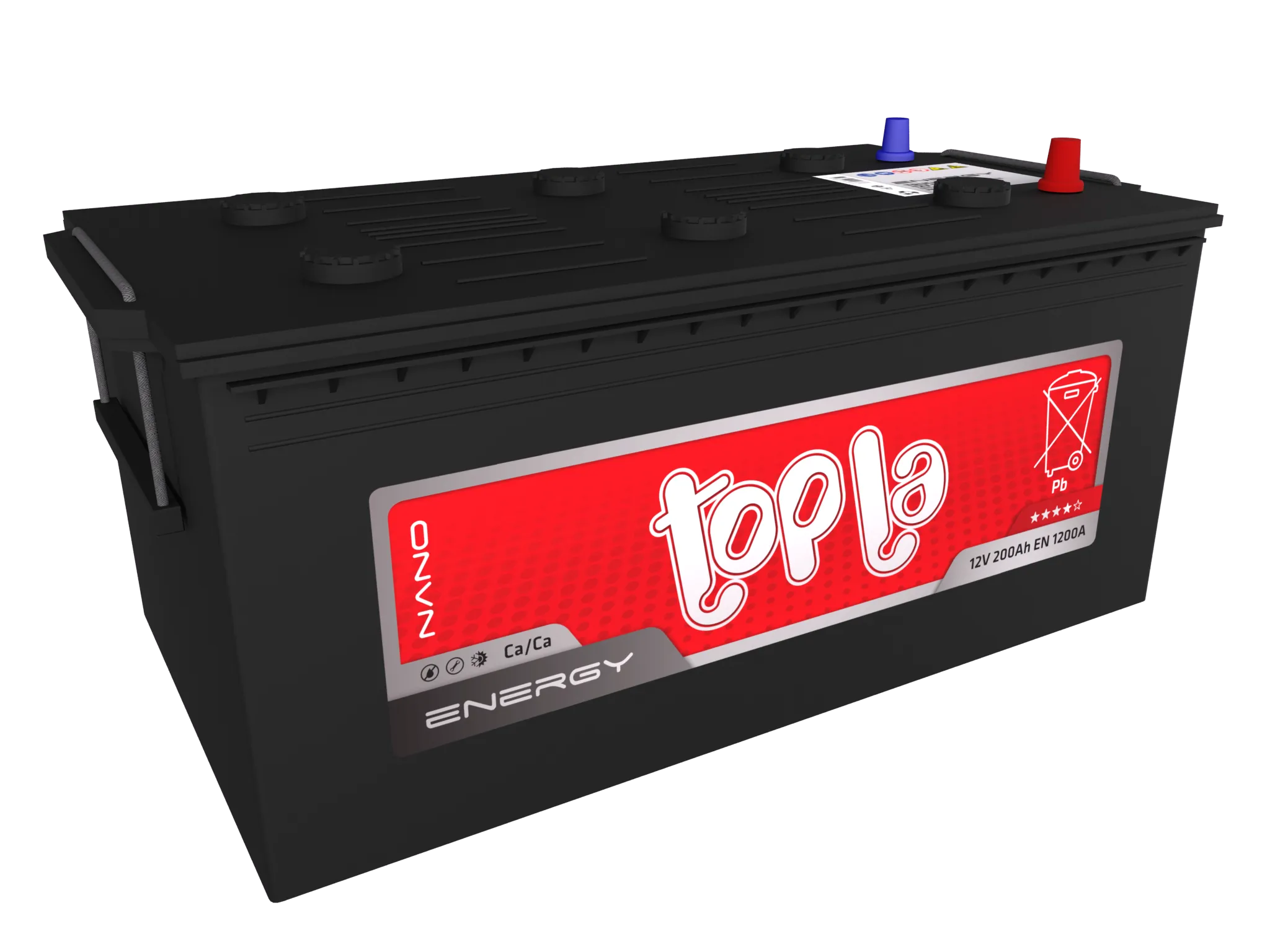 Аккумулятор TOPLA Energy 225 Ач, 1300 А, 12 v, Обратная L+ (3) euro, D6 (C), B00