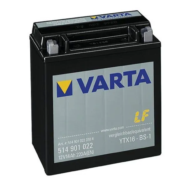 Аккумулятор VARTA PowerSports AGM 14 Ач, 210 А, 12 v, Обратная R+ (0)