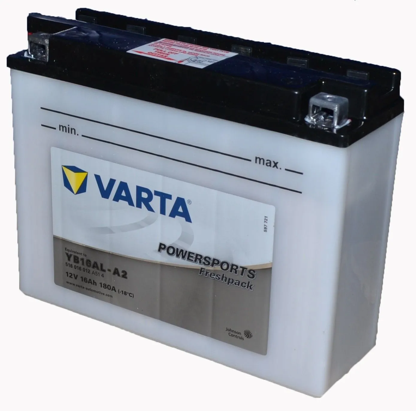 Аккумулятор VARTA PowerSports FreshPack 16 Ач, 180 А, 12 v, Обратная R+ (0)