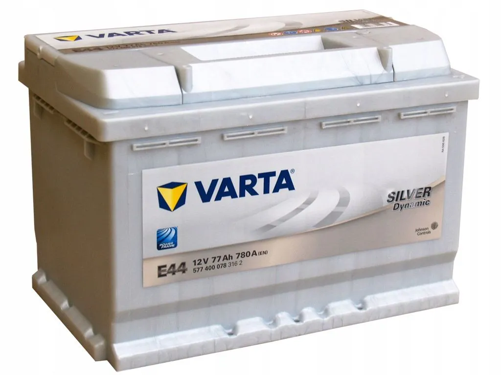 Аккумулятор VARTA Silver Dynamic 77 Ач, 780 А, 12 v, Обратная R+ (0), DIN L3, B13