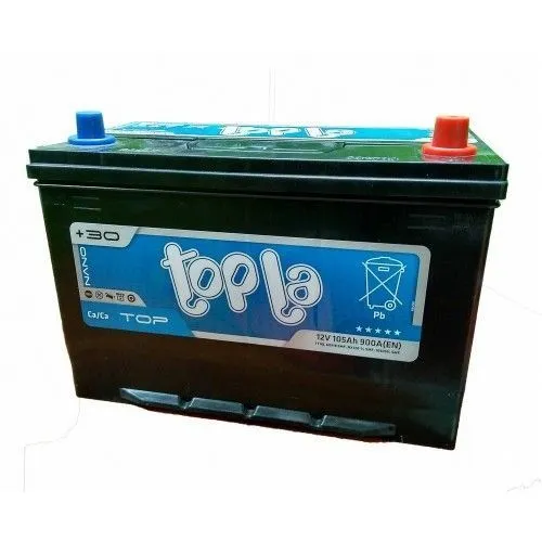 Аккумулятор TOPLA Top 105 Ач, 900 А, 12 v, Обратная R+ (0), JIS D31, B13