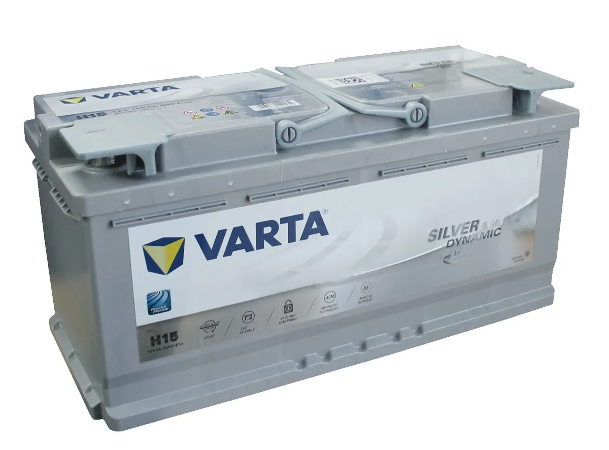 Аккумулятор VARTA Start-Stop AGM 105 Ач, 950 А, 12 v, Обратная R+ (0), DIN L6, B13