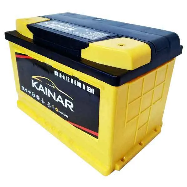 Аккумулятор KAINAR 65 Ач, 600 А, 12 v, Обратная R+ (0), DIN L2, B00