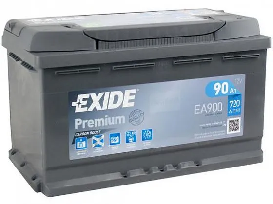 Аккумулятор EXIDE PREMIUM EA900 90 R+