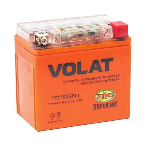 Аккумулятор VOLAT YTZ7S AGM 6 Ач, 100 А, 12 v, Обратная R+ (0)