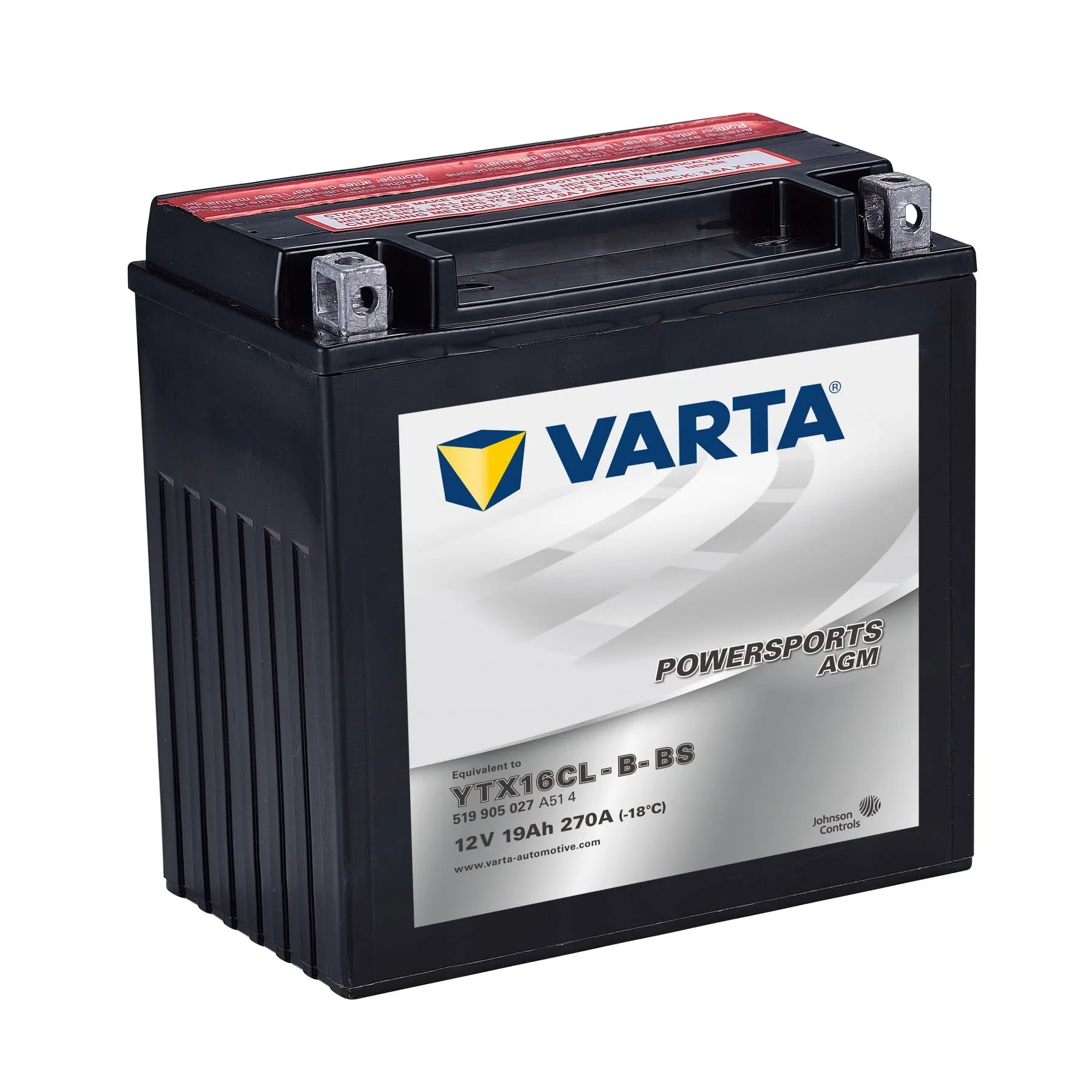 Аккумулятор VARTA PowerSports High AGM 19 Ач, 270 А, 12 v, Обратная R+ (0)