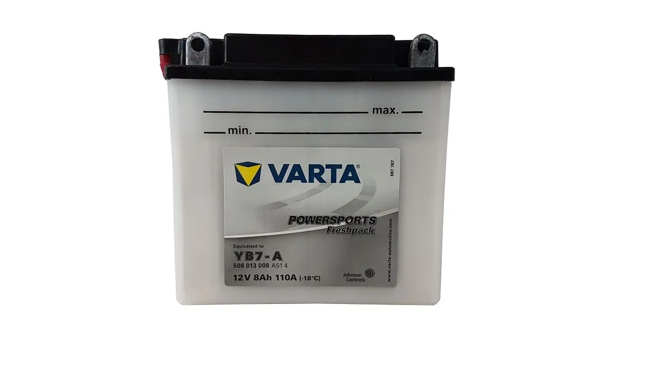 Аккумулятор VARTA YB7-A 8 Ач, 110 А, 12 v, Прямая L+ (1)