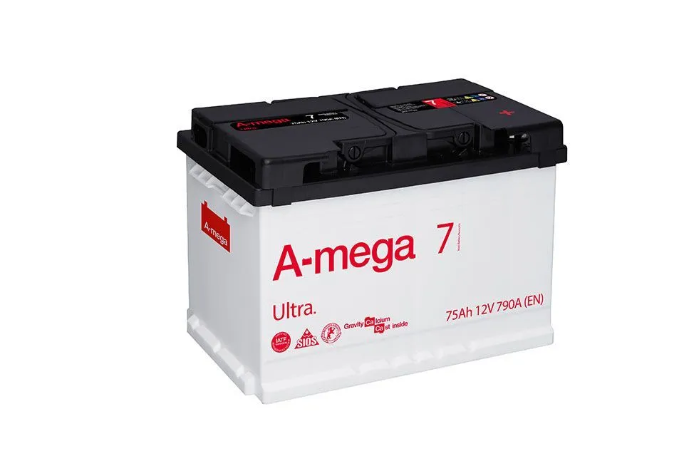 Аккумулятор A-mega Ultra 75 L+