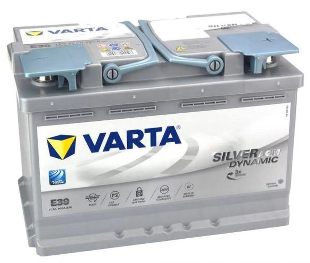 Аккумулятор VARTA Start-Stop AGM 70 Ач, 760 А, 12 v, Обратная R+ (0), DIN L3, B13