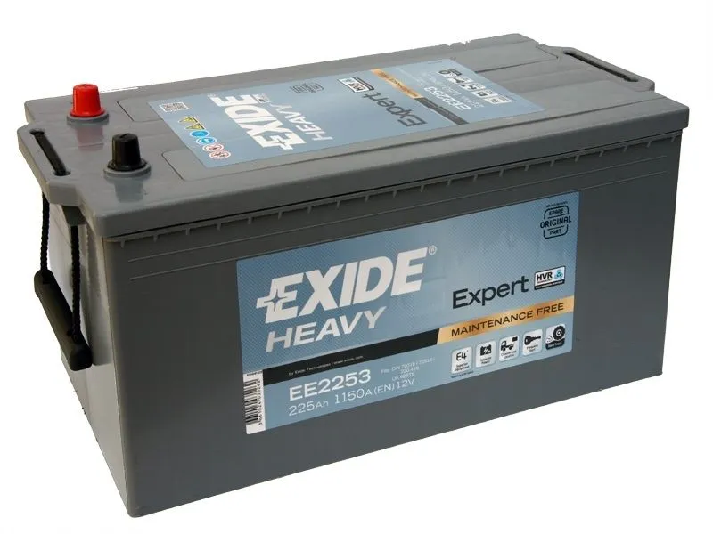 Аккумулятор EXIDE Expert 225 Ач, 1150 А, 12 v, Обратная L+ (3) euro, D6 (C), B00