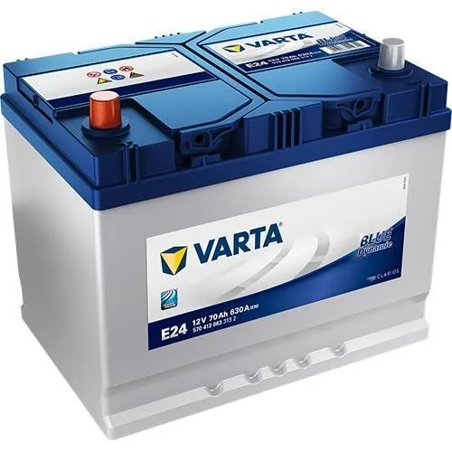 Аккумулятор VARTA Blue Dynamic 70 Ач, 630 А, 12 v, Прямая L+ (1), JIS D26, B13